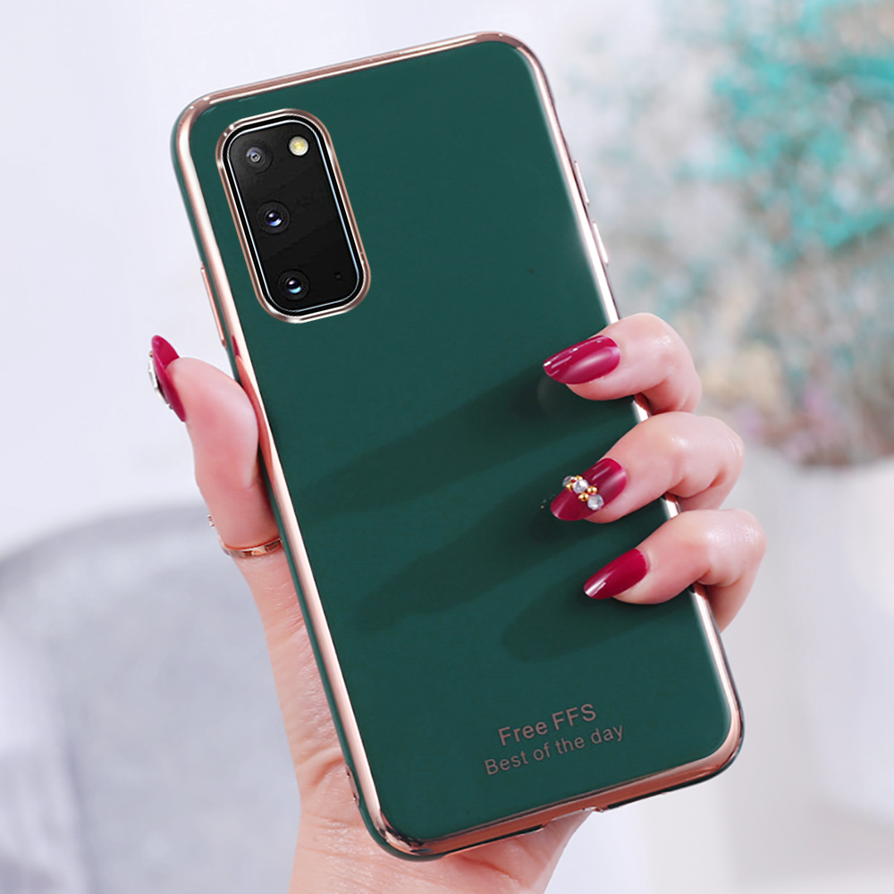 Luxury 6D Plating Case For iPhone 11 Pro Max XS XR 11 Pro For iPhone SE 2020 TPU Protective Case