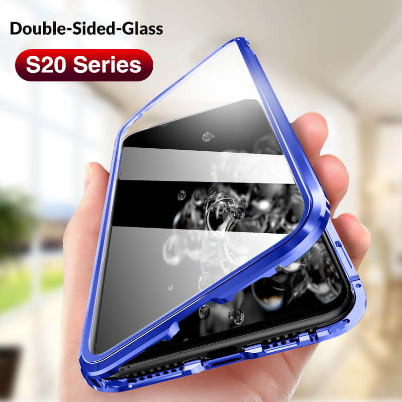 360 Magnetic Adsorption Flip Phone Case For Samsung Galaxy S20 Ultra S20 S10 S10 Plus S9 Back Cover