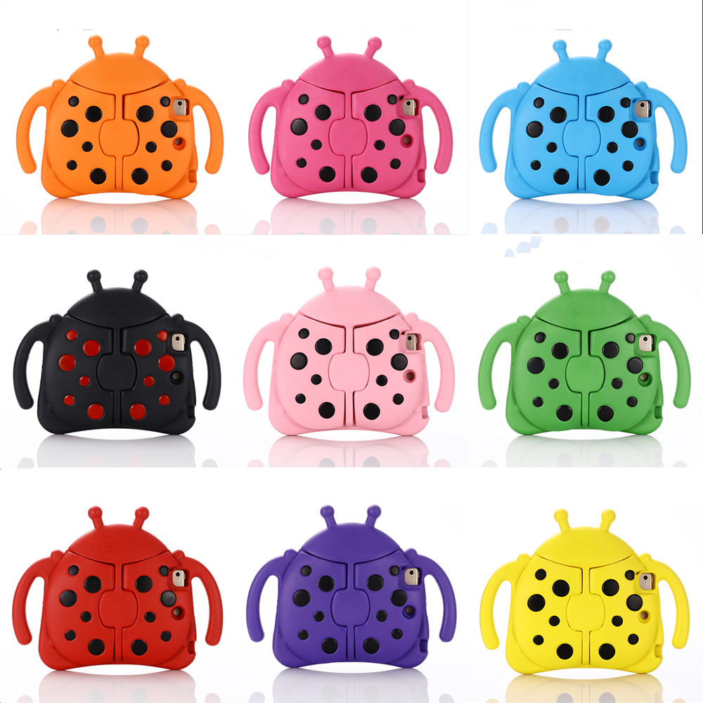 3D Cartoon EVA beetle case For iPad Mini 1/2/3/4/5 Tablet case shockproof EVA Silicone case for Kids