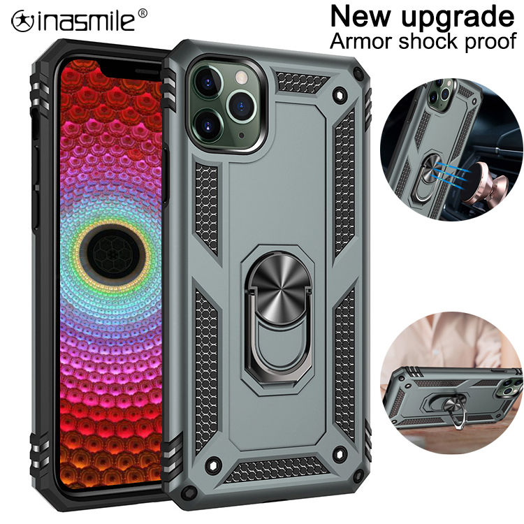 NEW Ring Stand Phone Case for iPhone 11 Pro Max XR XS Max X Case for iPhone 11 6 6S 7 8 Plus Case