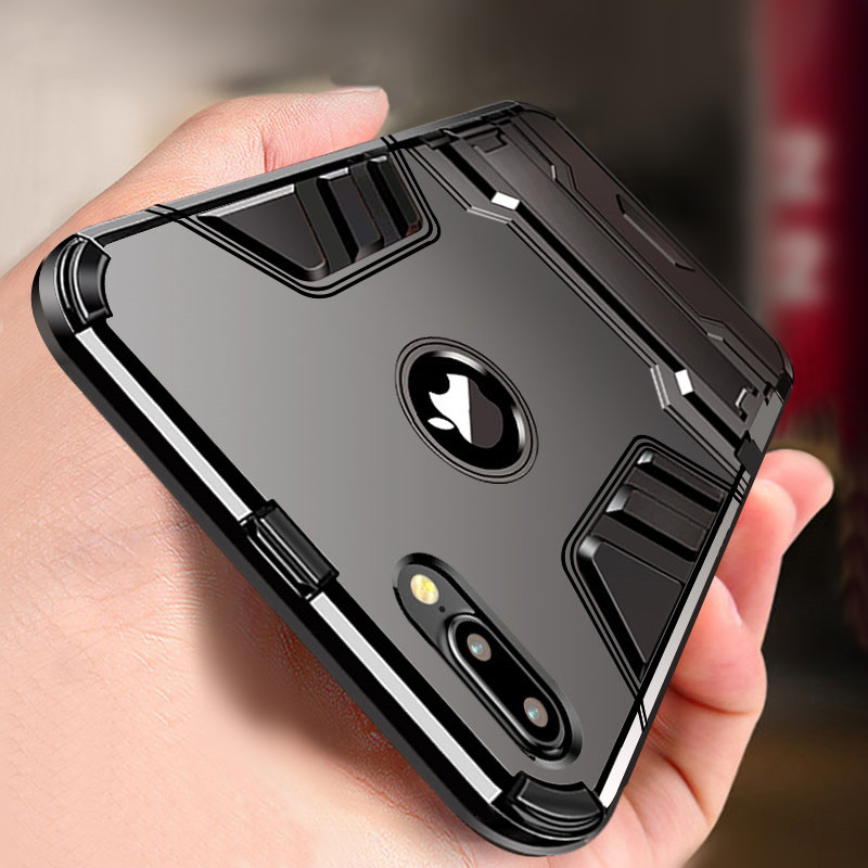 3D Cool Armor Case for iPhone 12 12 Pro Hybrid Rugged case for iPhone 12 mini 12 Pro Max Stand Case