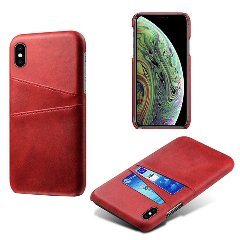 Card Holder Leather Wallet Back Case for iphone X XR XS 11 12 Pro Max 12 Mini XS Max Phone Cover