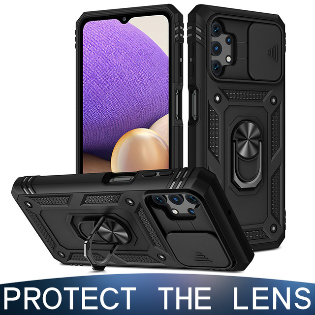 Luxury Card Case For Samsung Galaxy S21 Ultra S21 S20 Ultra S20 Plus Ring Cover For Galaxy Note 20 Note 20 Ultra Coque Capa