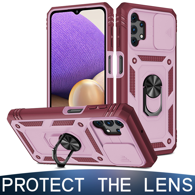 Luxury Card Case For Samsung Galaxy S21 Ultra S21 S20 Ultra S20 Plus Ring Cover For Galaxy Note 20 Note 20 Ultra Coque Capa