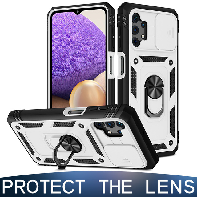 Luxury Card Case For Samsung Galaxy S21 Ultra S21 S20 Ultra S20 Plus Ring Cover For Galaxy Note 20 Note 20 Ultra Coque Capa