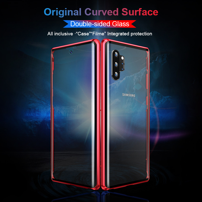 Magnetic Adsorption Flip Phone Case For Samsung Galaxy S20 Ultra S20 S20 Plus S10 S10 Plus Note 10