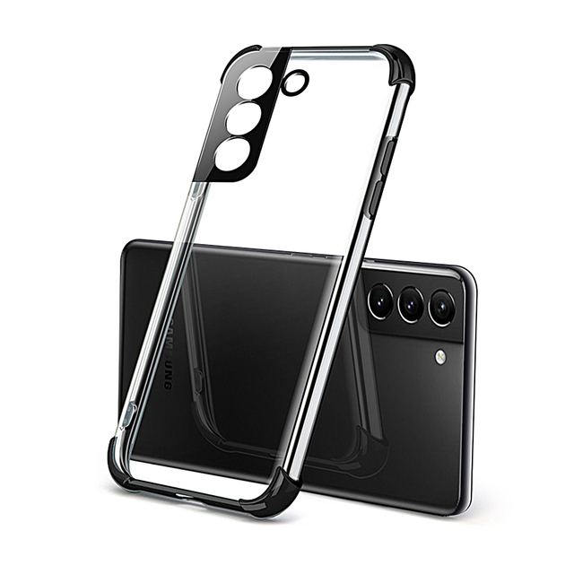 Clear Bumper Protective Case For Samsung Galaxy S21 Ultra S21 Plus Silicone Soft Thin Case For Samsung S22 Ultra S22 S20 S20 Plus