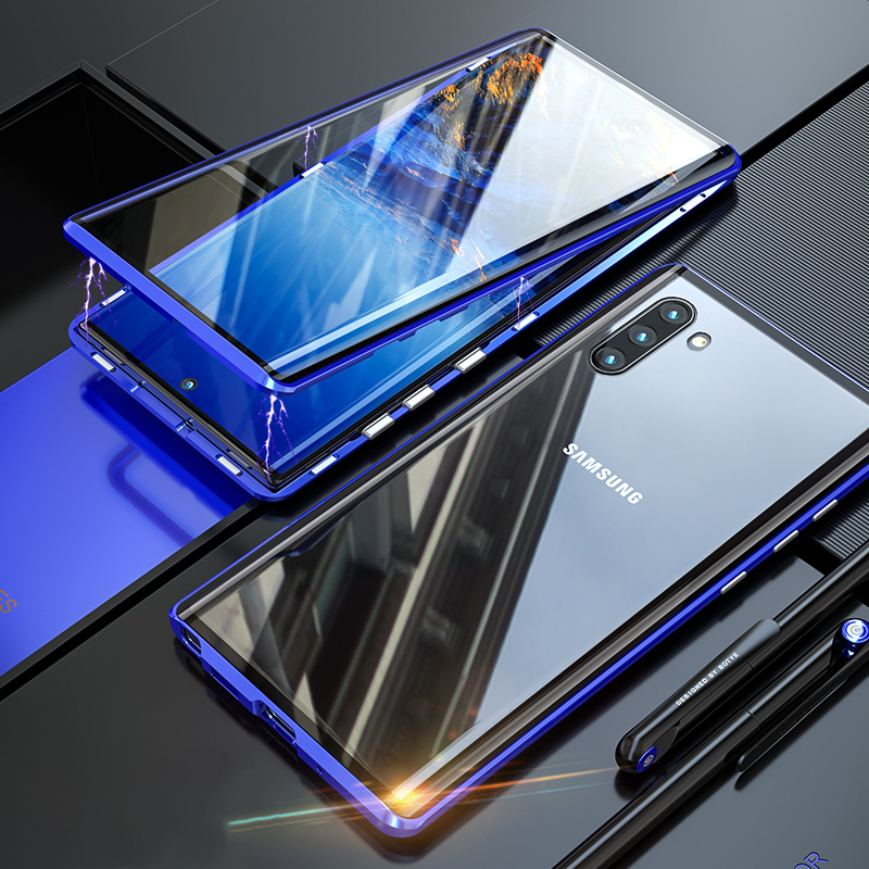 360 Protect Case For Samsung Galaxy Note 8 9 10 20 S7 S8 S9 S10 S20 S21 S20 Ultra S21 Ultra S22 S22 Ultra Magnetic Cover