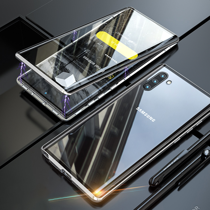 360 Protect Case For Samsung Galaxy Note 8 9 10 20 S7 S8 S9 S10 S20 S21 S20 Ultra S21 Ultra S22 S22 Ultra Magnetic Cover