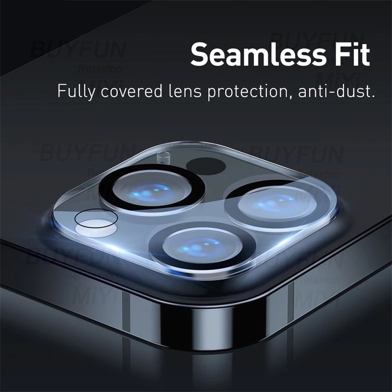 3PCS 3D Curved Camera Glass for iPhone13 Pro Max Rear Lens Tempered Glass Protection Case Iphoen Iphon 13Pro 13 ProMax Mini Case