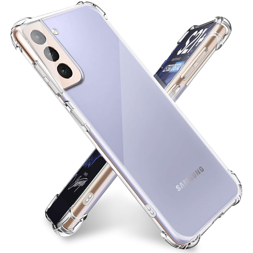 Shockproof Silicone Phone Case For Samsung Galaxy S22 S21 Plus Ultra 5G lens Protection Case for Samsung S21 / S20 FE Back Cover