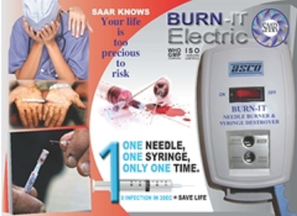 SAAR Needle Burner / Syringe Destroyer