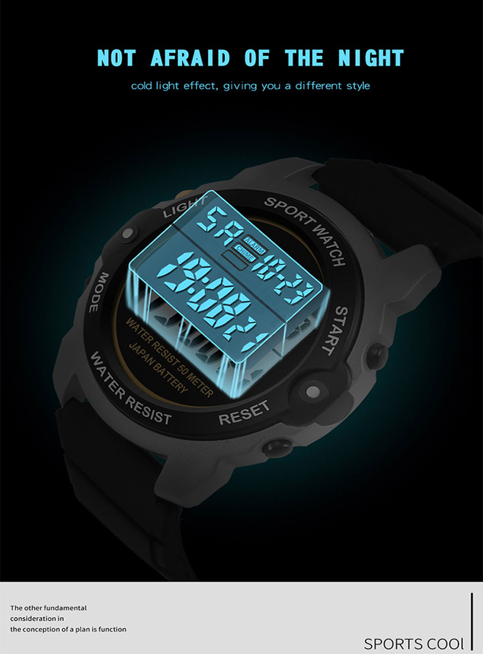 Sports Watch for Men Military Tactical Watch Waterproof Digital Watch for Men