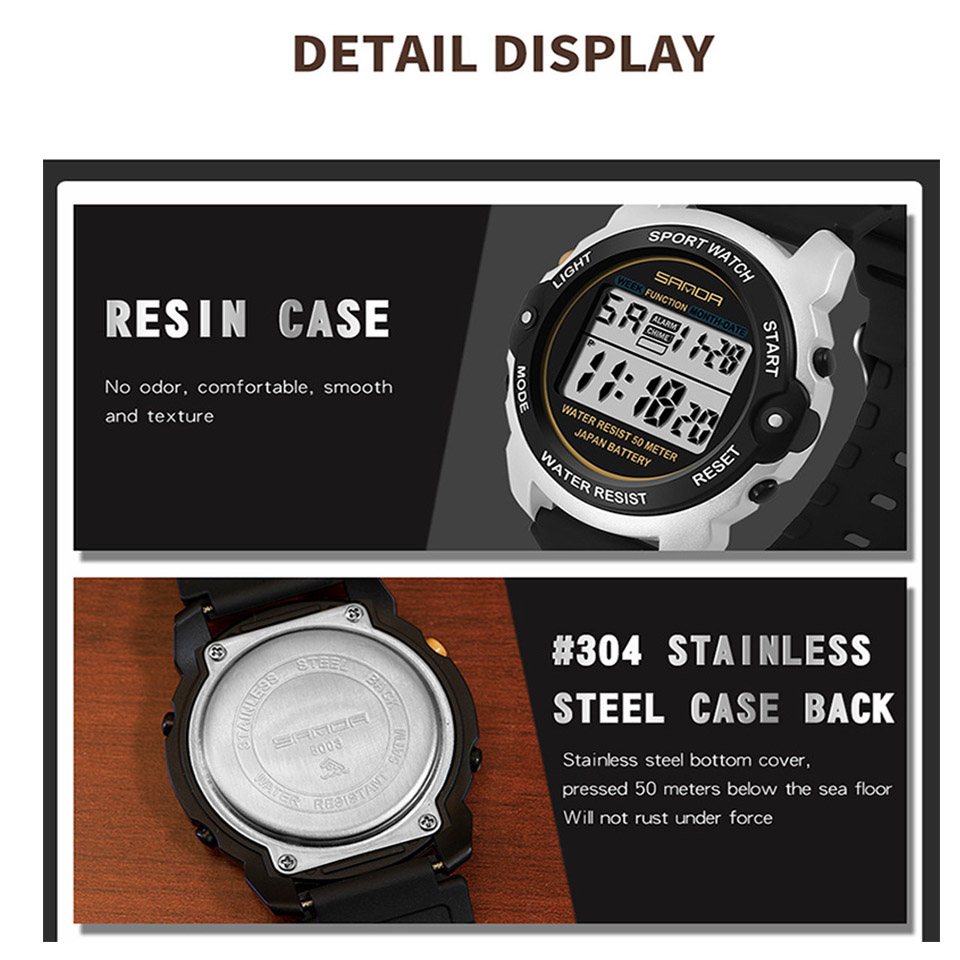 Sports Watch for Men Military Tactical Watch Waterproof Digital Watch for Men