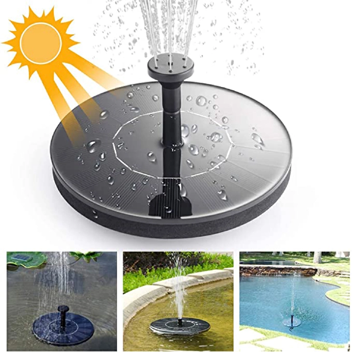 Mini Solar Fountain Solar Water Fountain Garden Pool Pond Outdoor Solar Panel Garden Decoration