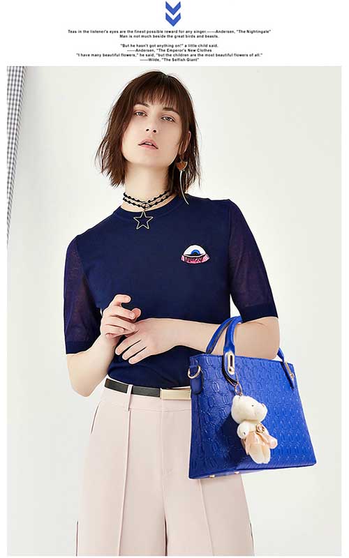Classic Fashion  Casual PU Leather Women Handbag Shopping Bag Tote Tassel Chain Bag Purse  Card Bag