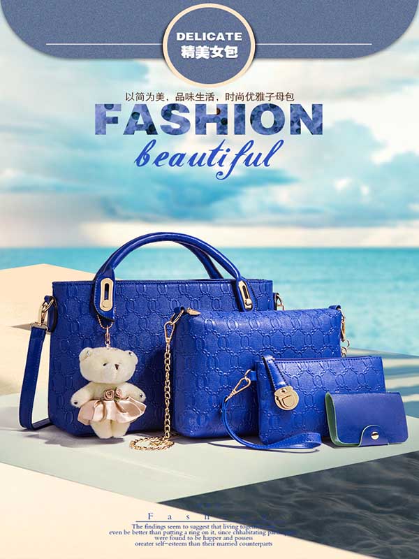 Classic Fashion  Casual PU Leather Women Handbag Shopping Bag Tote Tassel Chain Bag Purse  Card Bag
