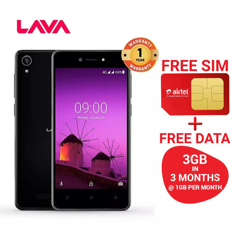 Lava Z50 Pro 5 Inch Dual Sim 1GB RAM 8GB ROM 5MP Camera Smartphone Mobile Phone