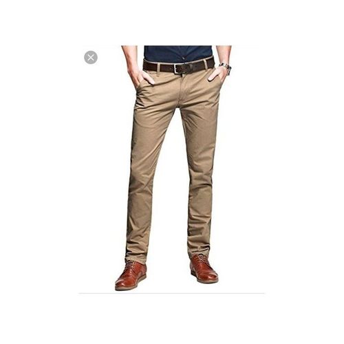 Men soft khaki trousers (pants)