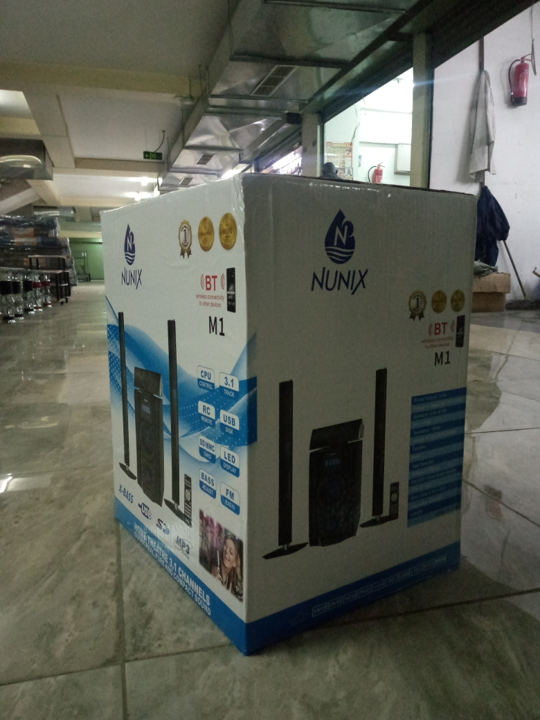 Nunix Bluetooth Multimedia Subwoofer Speaker System 3.1 With Tall Boys 1 year Warranty