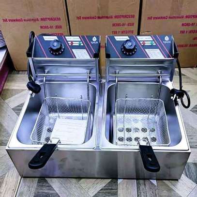 Nunix Double Stainless Steel Electric Deep Fryer 6L+6L
