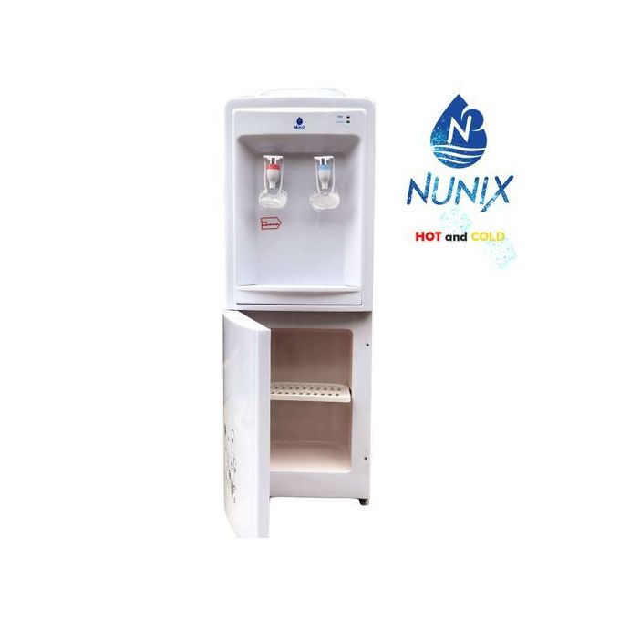 Nunix Hot and Cold Free Standing Water Dispenser-White R5C 1 Year Warranty