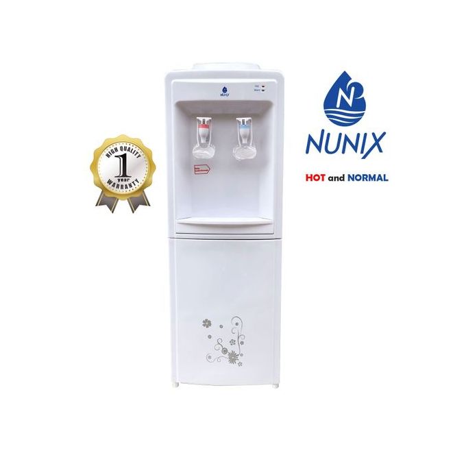 Nunix  Hot and Normal Free Standing Water Dispenser-White 1 Year Warranty R5