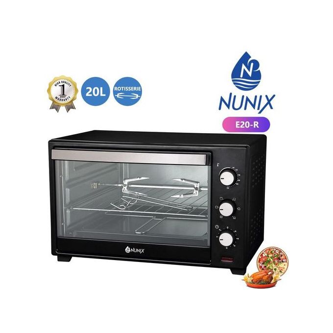 Nunix 20L Electric Oven with Rotisserie