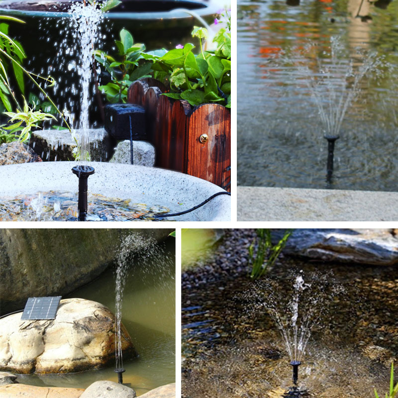 Solar Powered Water Pump Kit Solar Power Source 9V 1.8W