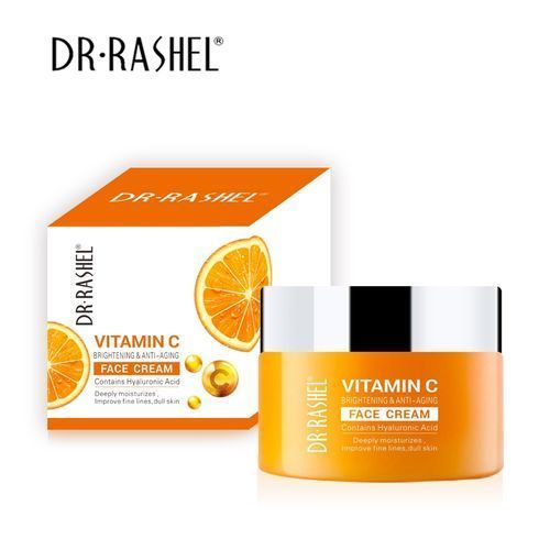 DR.RASHEL Vitamin C Face Cream Whitening Moisturizing Brighten &amp; Anti-aging Orange
