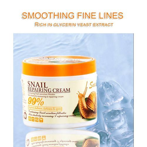 Snail Repairing Cream Anti-Aging Elasticity Sunburn Scars and Dark Spots