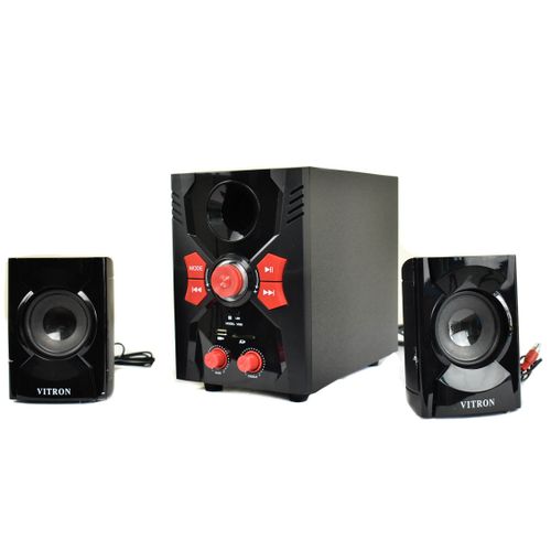 VITRON V036 Home Theater Sound System 2.1 Multimedia Bluetooth Speaker Subwoofer