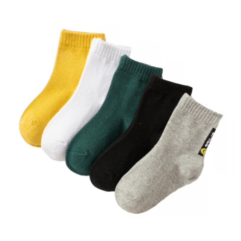 BL 5 Pairs/Set New Socks Children's Color Cartoon Series Cotton Boys &amp; Girls Stocking Baby Socks