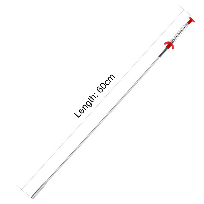 BL Pipe Dredge Home Steel Wire Spring Hair Hooks Kitchen Sewer Dredging Tools Pipe Hair Cleaner