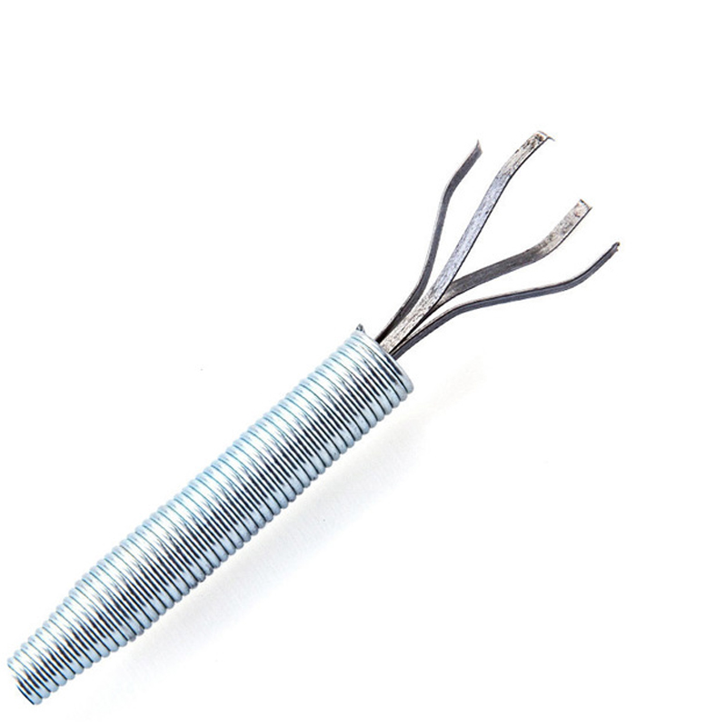 BL Pipe Dredge Home Steel Wire Spring Hair Hooks Kitchen Sewer Dredging Tools Pipe Hair Cleaner
