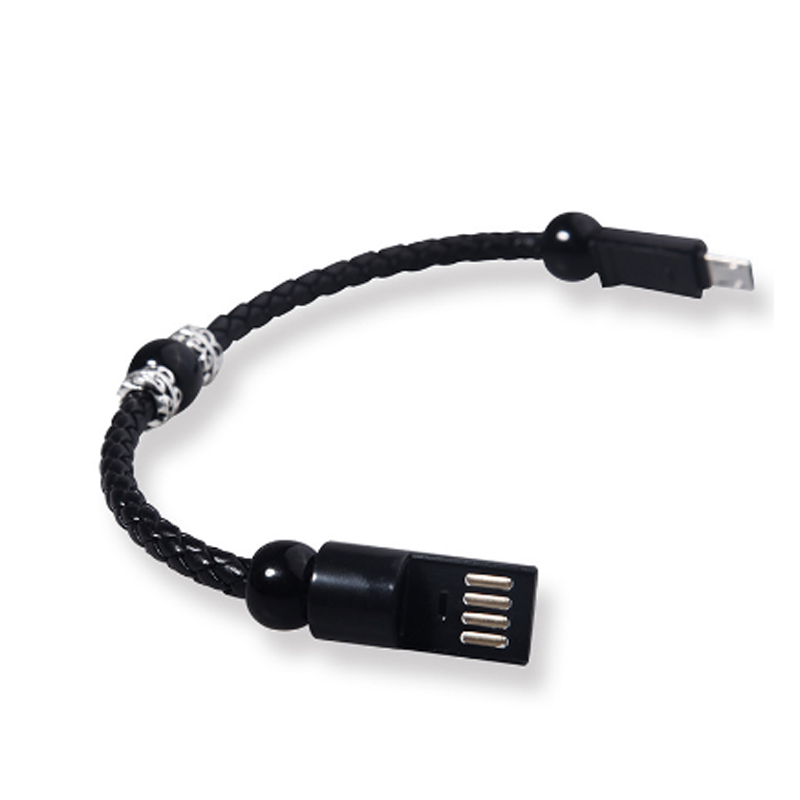 BL New Creative USB Data Cable, Apple Android Type-C Head Fashion Portable Bracelet Charging cable