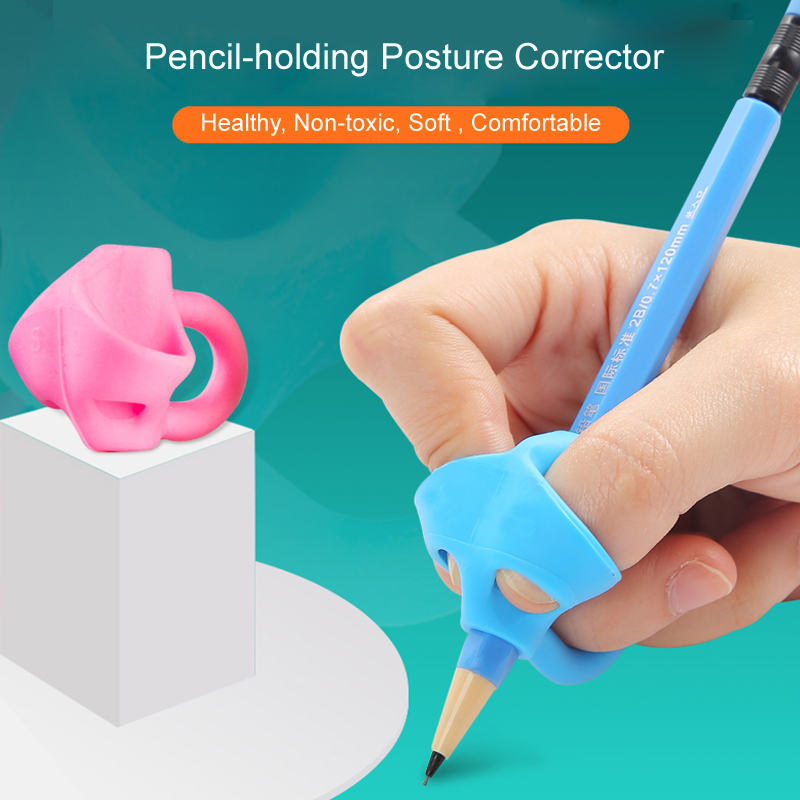 BL 3Pcs/Set Pre-School Pupils Learn Pencil-holding Children Pen-holding Posture Corrector Stationery