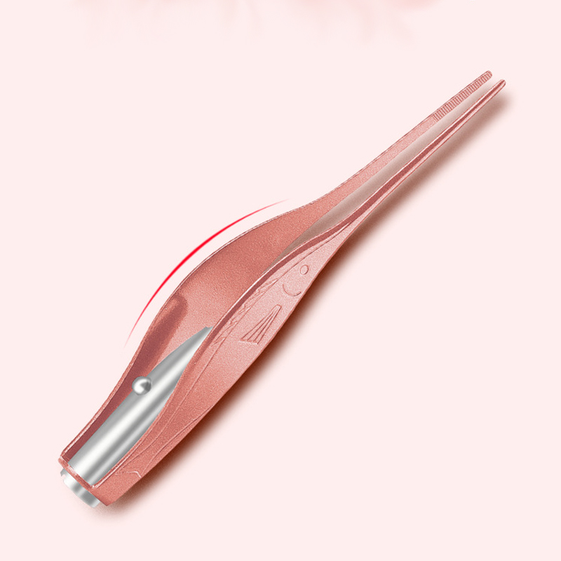 BL Ear Tweezers With LED Light Visible Cleanning Earwax Tool Baby Children Earscoop Ear Picking Tool