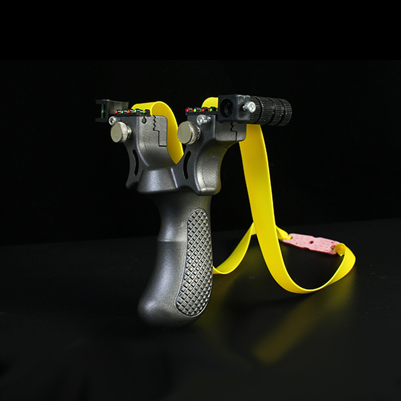 BL High Precision Infrared Laser Slingshot Flat-skinned Slingshot With Level Gauge Outdoor Sports