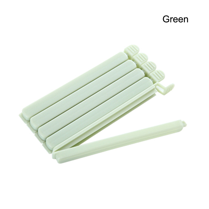 BL 10Pcs/Set Food Snack Seal Bag Clips Sealer Clamp Sealing Clamp Plastic Bag Clip Kitchen Appliances
