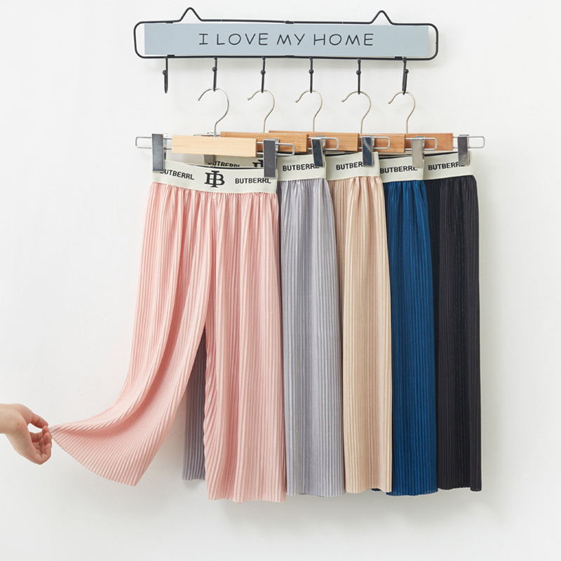 BL Summer Children's Trousers Girls Leggings Kids Wide-Legged Pants Sunscreen Anti-Mosquito Pants