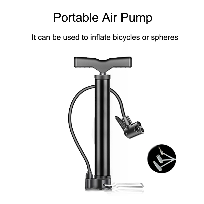 BL Mini Portable Bicycle Tire Inflator Air Pump High-Pressure Motorcycle Air Pump Inflator Ball Pump