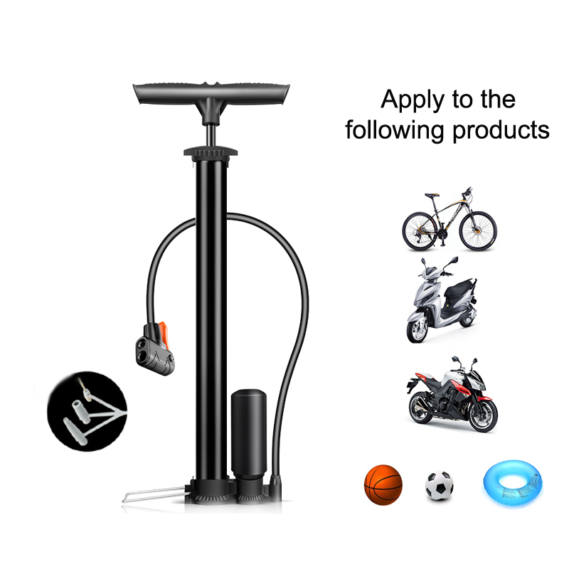 BL Mini Portable Bicycle Tire Inflator Air Pump High-Pressure Motorcycle Air Pump Inflator Ball Pump