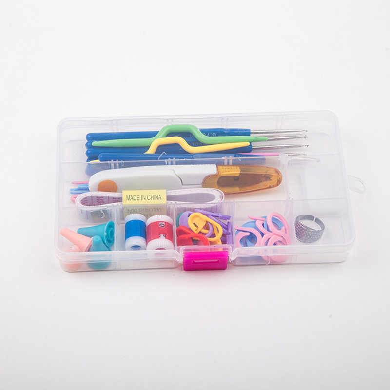 BL 52Pcs/Set Sewing Tool 16 Sizes Crochet Hooks Needles Stitch Knitting Craft Hand Knit Crochet Kit