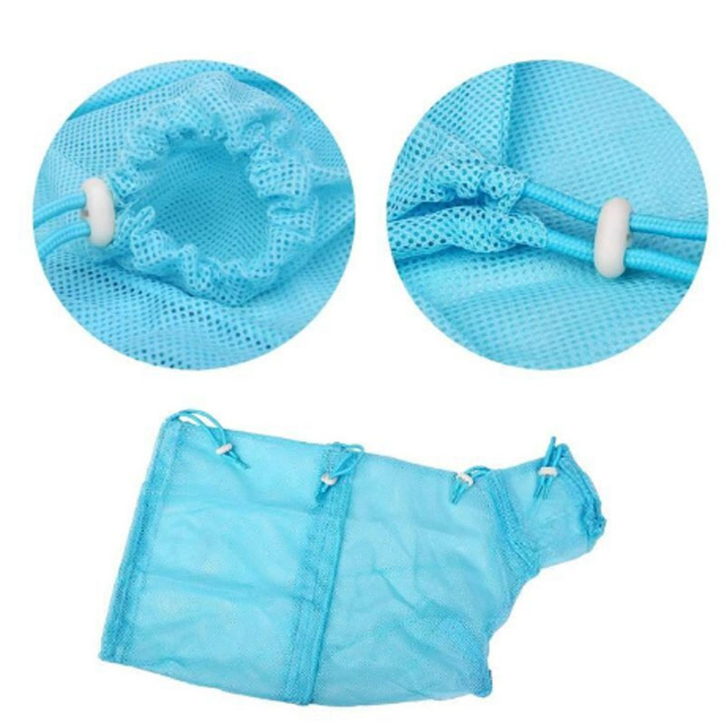 BL Cat Grooming Restraint Bag Pet Durable Washing Shower Net Bag Adjustable Cat Bathing Mesh Net