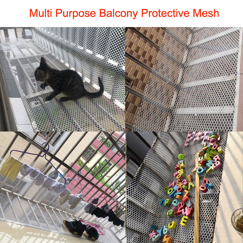 BL Plastic Mesh Balcony Widow Mesh Gate Mesh For Cat Small Animals Protect Multi Purpose PVC Net