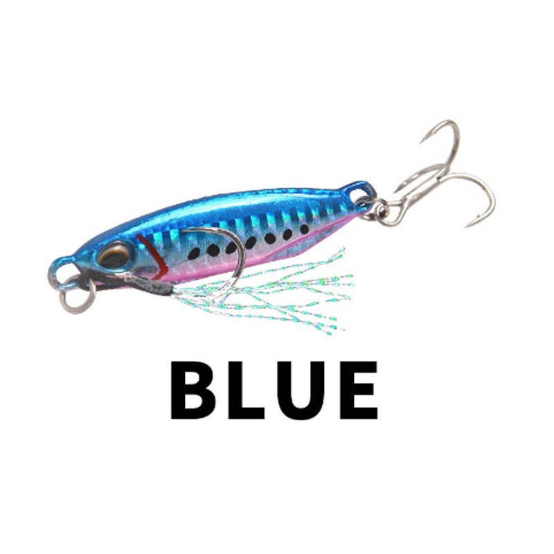 BL 1Pc Laser Jigging Lure Lead Metal Lure Metal Fishing Lure Whopper Plopper Minnow Lure Hard Bait