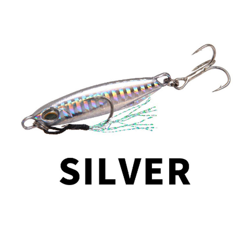 BL 1Pc Laser Jigging Lure Lead Metal Lure Metal Fishing Lure Whopper Plopper Minnow Lure Hard Bait