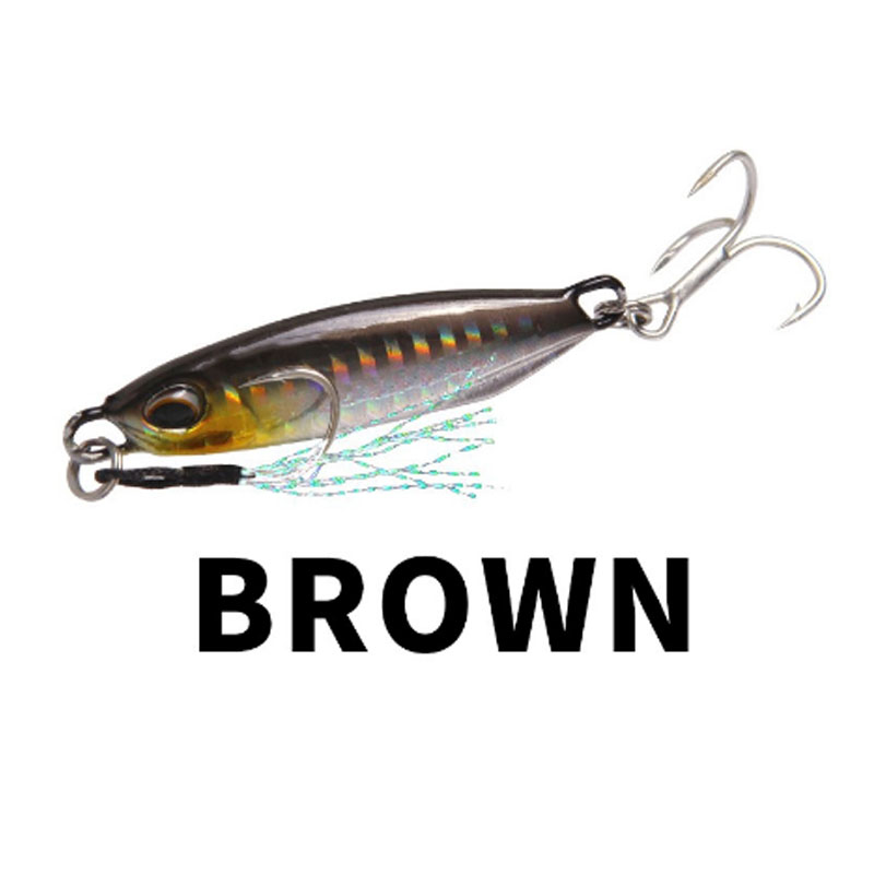 BL 1Pc Laser Jigging Lure Lead Metal Lure Metal Fishing Lure Whopper Plopper Minnow Lure Hard Bait
