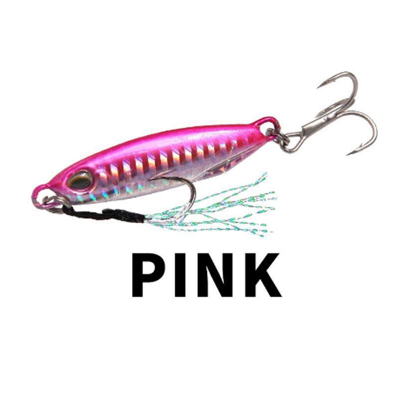 BL 1Pc Laser Jigging Lure Lead Metal Lure Metal Fishing Lure Whopper Plopper Minnow Lure Hard Bait